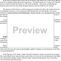 Studies and Improvisations for Trumpet: Foreword/Bio