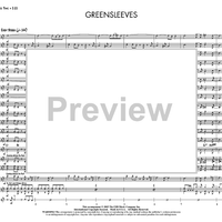 Greensleeves - Score