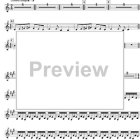 Suite for string orchestra and percussion - Marimba