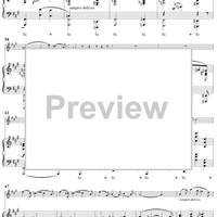 Violin Sonata in A Major, Movement 1 - Piano Score