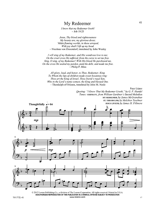 My Redeemer (Medley)