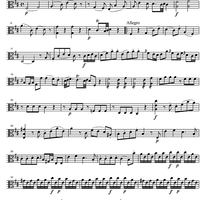 Divertimento No. 7 D Major KV205 - Viola