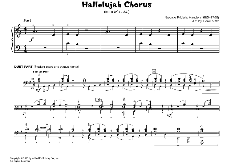 Hallelujah Chorus (from "The Messiah")