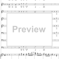 Samson, Act 2, No. 38: "Fix'd in his everlasting seat, Jehovah" - Score