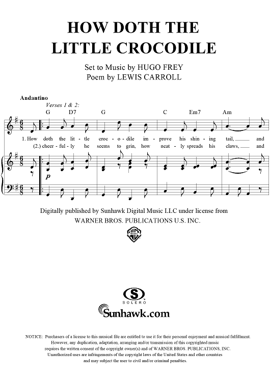 How Doth the Little Crocodile?