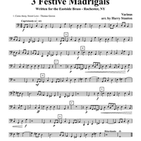 3 Festive Madrigals - Tuba
