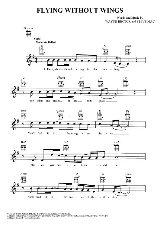 Flying Without Wings