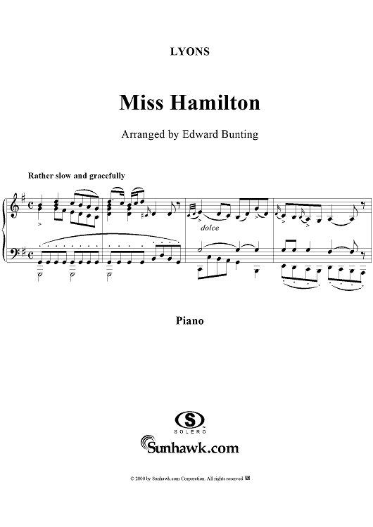 Miss Hamilton