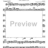 Sheep May Safely Graze - Trumpet 2