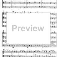 String quartet No. 1 - Score