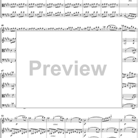 String Quartet No. 11 in E Major, Op. posth. 125, No. 2 - Score