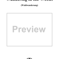 Wandering in the Woods, Op. 18, No. 1