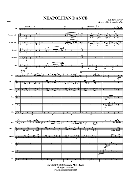 Neapolitan Dance - Score