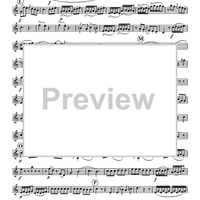 Allegro from "String Quartet 17" - Clarinet 2 in B-flat