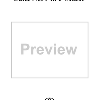 Suite No. 9 in F Minor