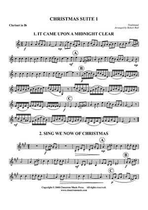 Christmas Suite 1 - Clarinet in Bb