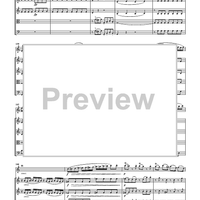 Concerto for Oboe in C Major, K. 314 for Oboe and String Quartet - Score