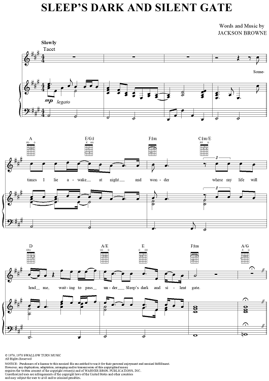 Sleep's Dark and Silent Gate