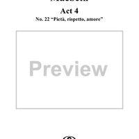 Macbeth, Act 4, No. 22, Scena and Aria. "Pietà, rispetto, amore"