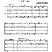 Water Music Suites - Score