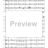 Overture and Bourrée from Il Pastor Fido - Score
