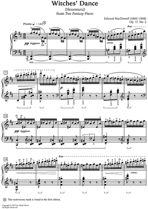 Witches' Dance (Hexentanz), Op. 17, No. 2