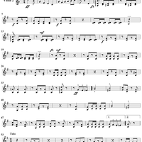 The U.S. Field Artillery March - Violin 2