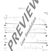 Solo for a lion’s roar