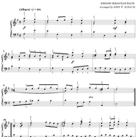 Gavotte (BWV816)