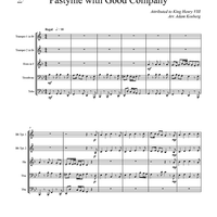 Pastyme with Good Company - Score