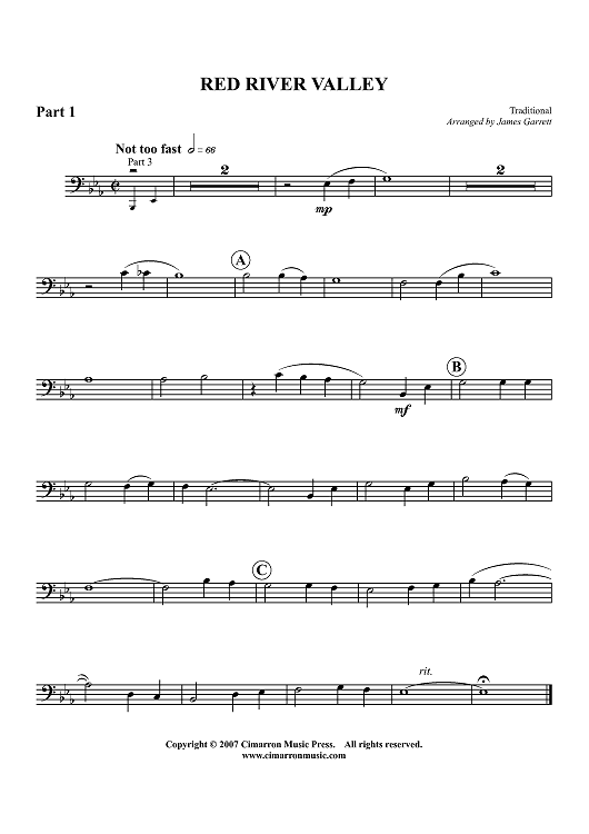 Red River Valley - Tuba/Euphonium 1