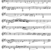 Quintet A Major KV581 - Violin 2