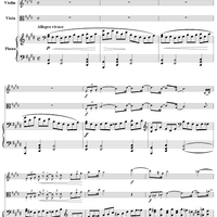 Trio In One Movement, Op. 4 - Score