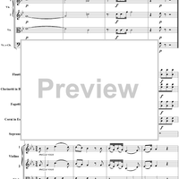 "Alcandro, lo confesso", recitative and "Non sò d'onde viene", aria, K294 - Full Score