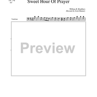 Sweet Hour of Prayer - Trombone