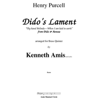 Dido's Lament (Thy hand, Belinda!) - Introductory Notes