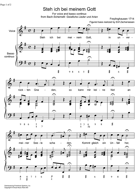 Steh ich bei meinem Gott