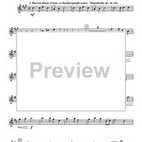 Two Thanksgiving Hymns - Trumpet 1