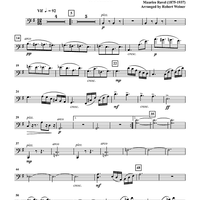 Le Tombeau de Couperin for Oboe and String Quartet - Cello