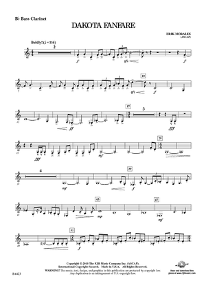 Dakota Fanfare - Bb Bass Clarinet