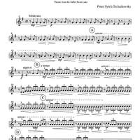 Swan Lake - Theme from the ballet Swan Lake - Part 3 Horn or English Horn in F