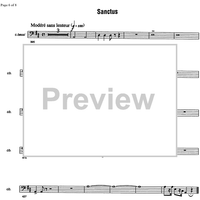 Messe solennele breve - Double Bass