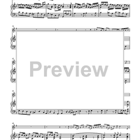Aria (from Cantata No. 1) - Piano Score