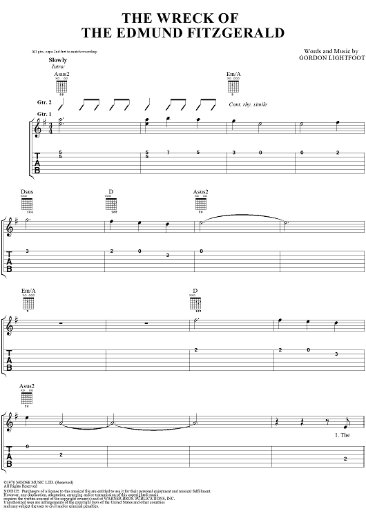 The Wreck of the Edmund Fitzgerald