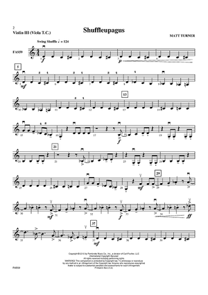 Shuffleupagus - Violin 3
