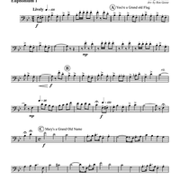 Salute to George M. Cohan - Euphonium 1 BC/TC