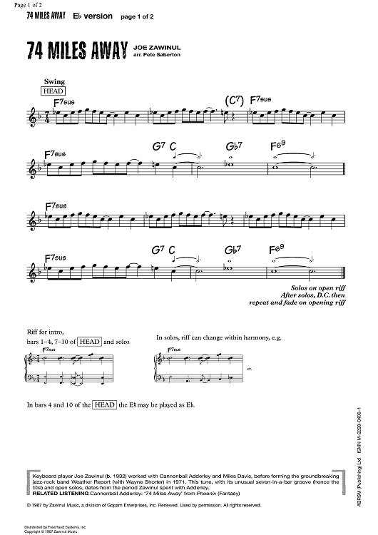 その他 FELT-000 Liner notes 74 Miles Away