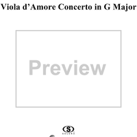 Viola d'Amore Concerto in G Major - Viola