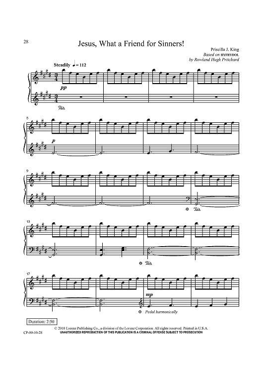 Jesus, What a Friend for Sinners!