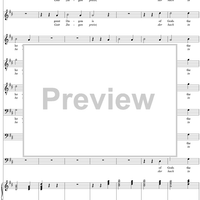 Samson, Act 2, No. 38: "Fix'd in his everlasting seat, Jehovah" - Score